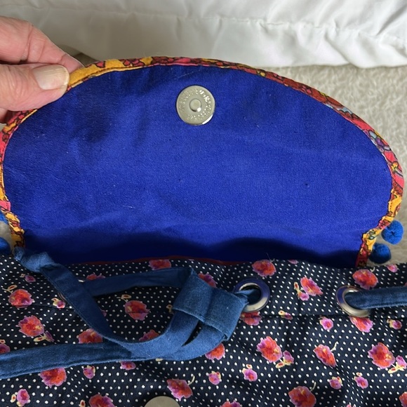 Ecote UO Patchwork Pom Pom Backpack main image 9